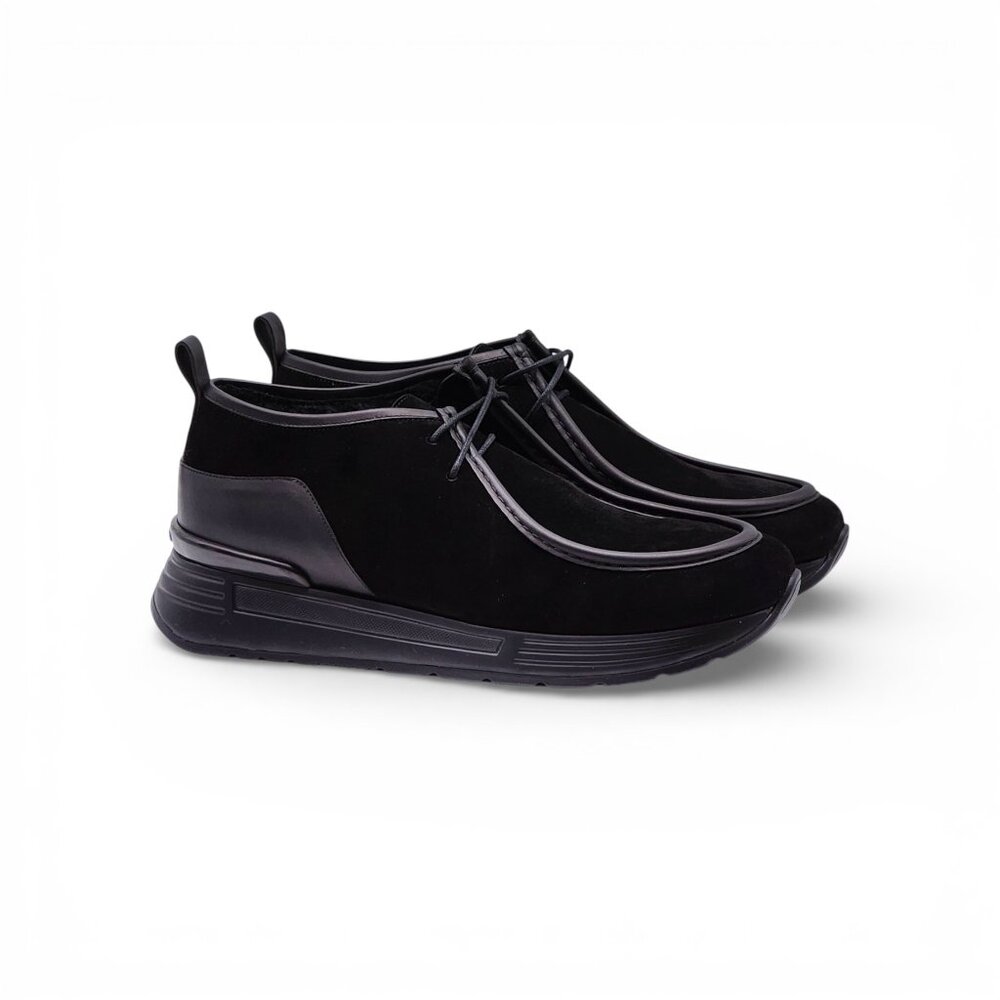 Stefano Ricci Men’s Black Suede Slip-On Sneakers EU 46 US 13 - NWOB $1800